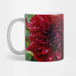 Red Dahlia Mug